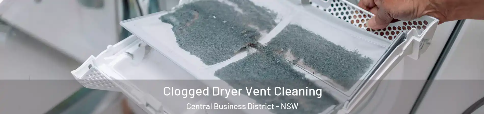 Clogged Dryer Vent Cleaning Central Business District - NSW
