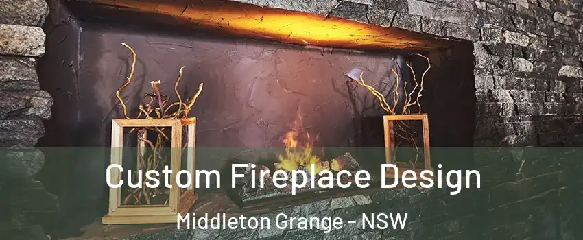 Custom Fireplace Design Middleton Grange - NSW