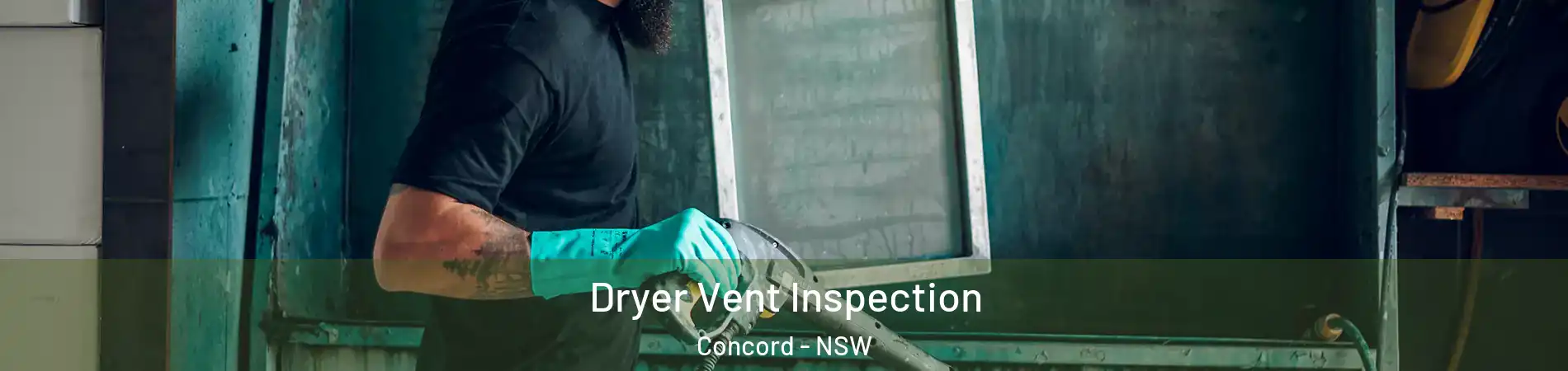 Dryer Vent Inspection Concord - NSW