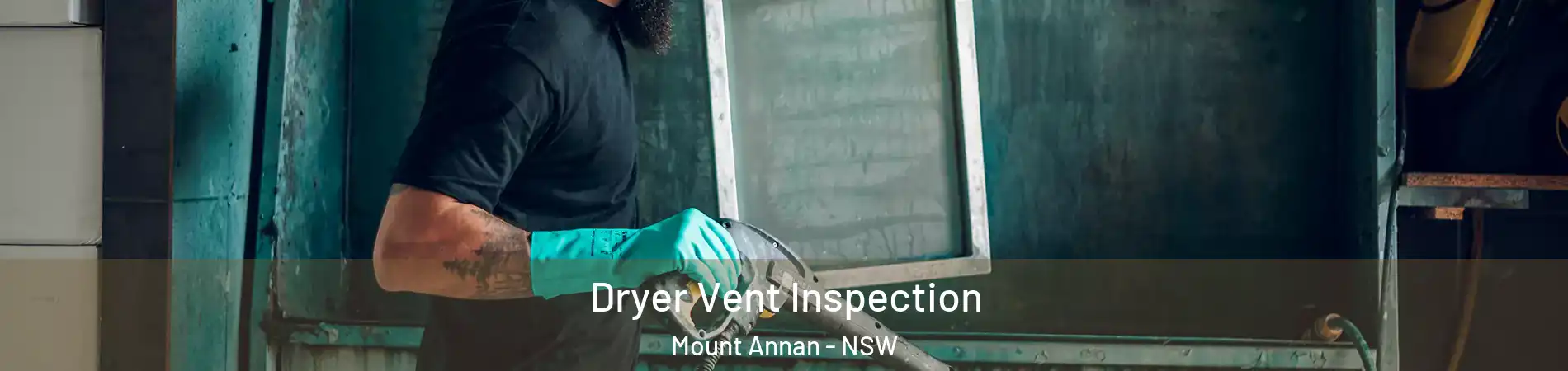 Dryer Vent Inspection Mount Annan - NSW