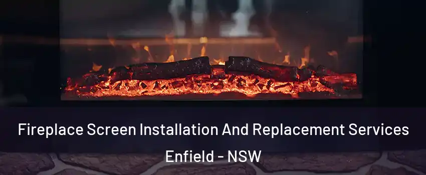 Fireplace Screen Installation And Replacement Services Enfield - NSW
