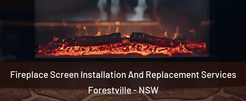 Fireplace Screen Installation And Replacement Services Forestville - NSW