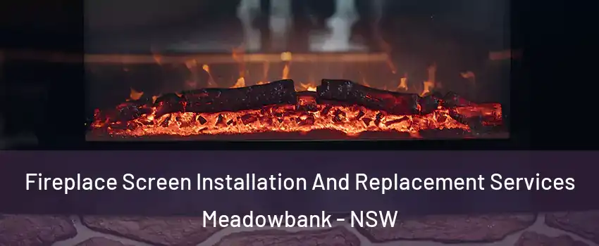 Fireplace Screen Installation And Replacement Services Meadowbank - NSW