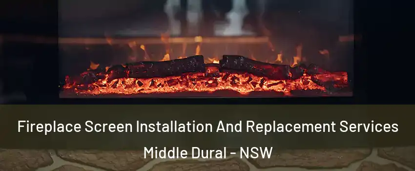 Fireplace Screen Installation And Replacement Services Middle Dural - NSW