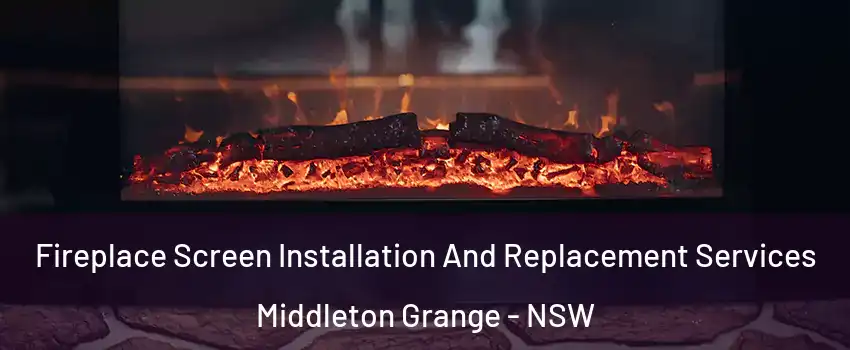 Fireplace Screen Installation And Replacement Services Middleton Grange - NSW