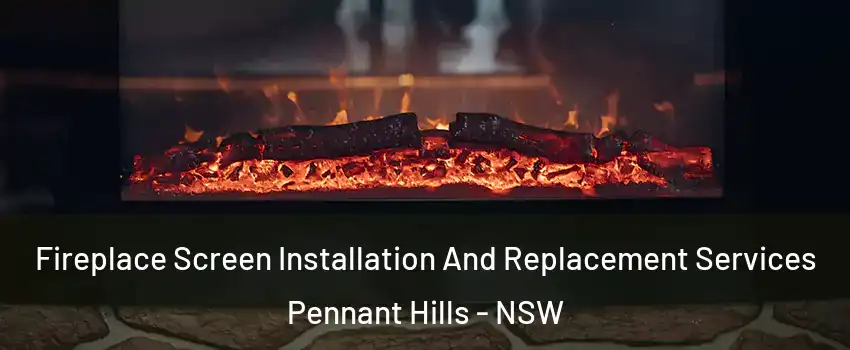 Fireplace Screen Installation And Replacement Services Pennant Hills - NSW