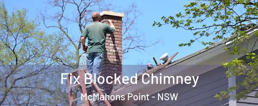Fix Blocked Chimney McMahons Point - NSW