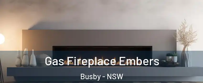 Gas Fireplace Embers Busby - NSW