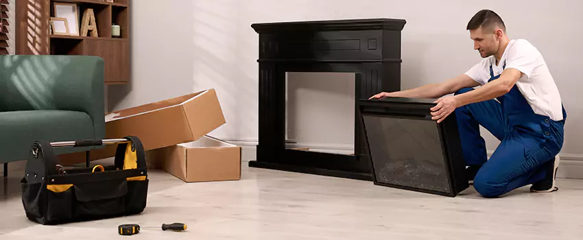 Old Rusted Metal Fireplace Repair And Replacement in Birrong, NSW