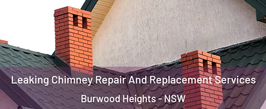 Leaking Chimney Repair And Replacement Services Burwood Heights - NSW
