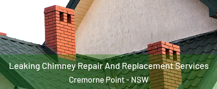 Leaking Chimney Repair And Replacement Services Cremorne Point - NSW
