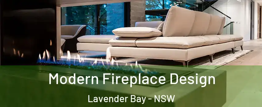 Modern Fireplace Design Lavender Bay - NSW