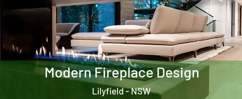 Modern Fireplace Design Lilyfield - NSW