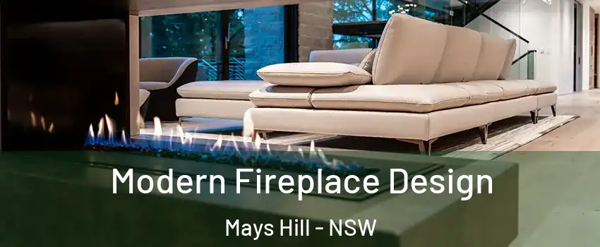 Modern Fireplace Design Mays Hill - NSW