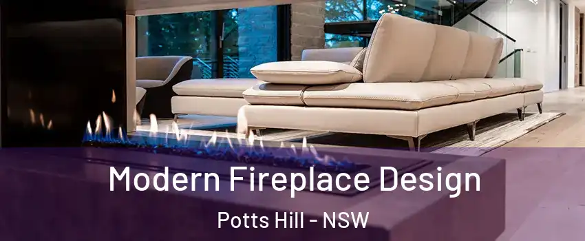 Modern Fireplace Design Potts Hill - NSW