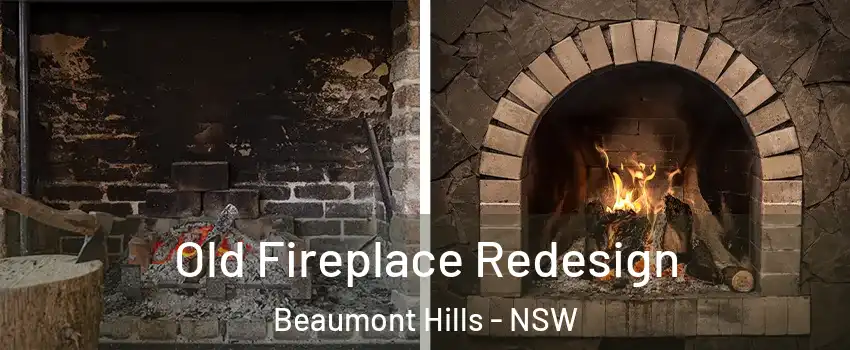 Old Fireplace Redesign Beaumont Hills - NSW