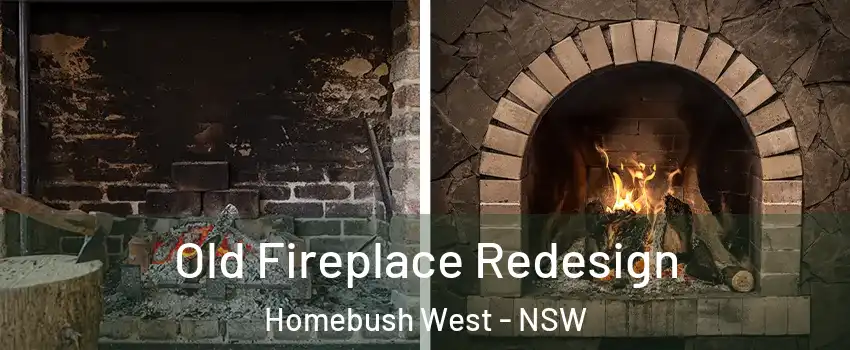 Old Fireplace Redesign Homebush West - NSW