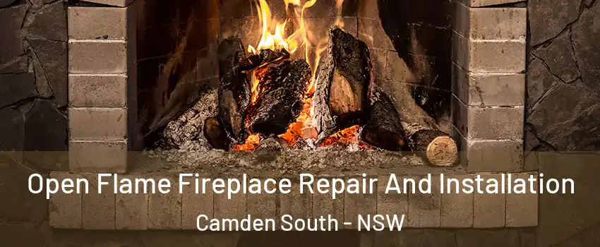 Open Flame Fireplace Repair And Installation Camden South - NSW