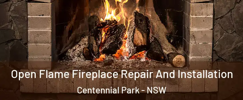 Open Flame Fireplace Repair And Installation Centennial Park - NSW