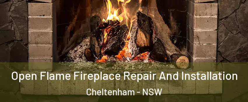 Open Flame Fireplace Repair And Installation Cheltenham - NSW