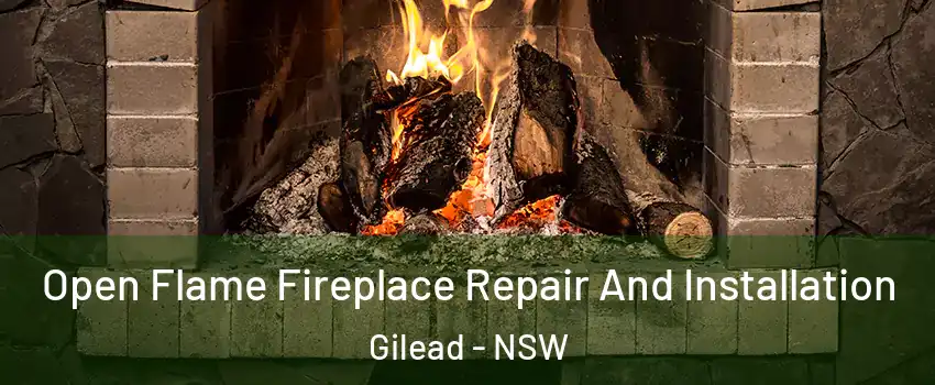 Open Flame Fireplace Repair And Installation Gilead - NSW