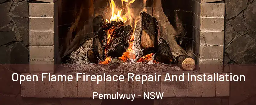 Open Flame Fireplace Repair And Installation Pemulwuy - NSW