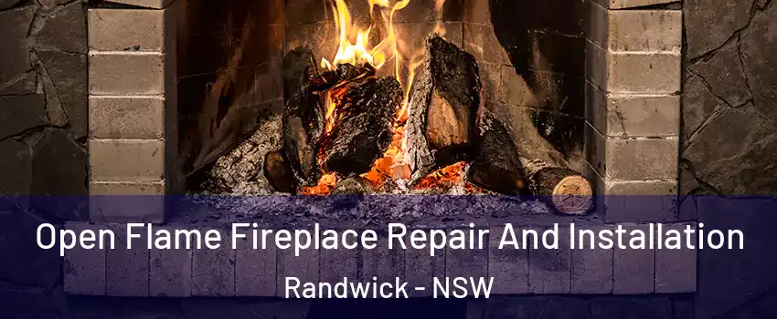 Open Flame Fireplace Repair And Installation Randwick - NSW