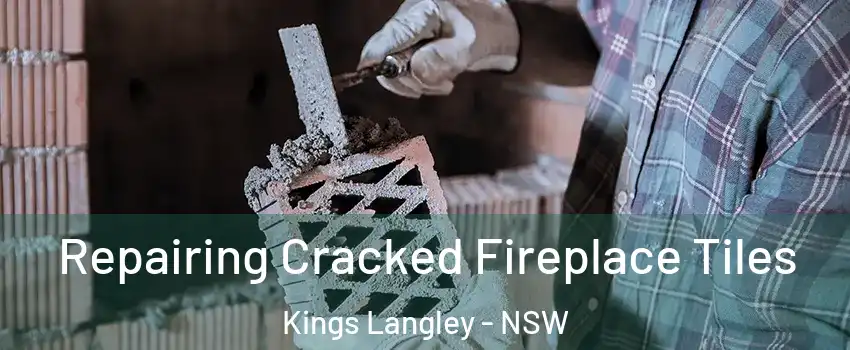 Repairing Cracked Fireplace Tiles Kings Langley - NSW
