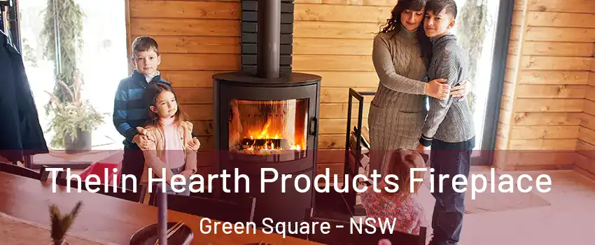 Thelin Hearth Products Fireplace Green Square - NSW
